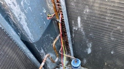 AC Cleaning - DURING Photo